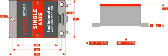 LCA326 ψηφιακή Inclinometer παραγωγής χαμηλή τιμή αισθητήρων μετρητών του κατασκευαστή